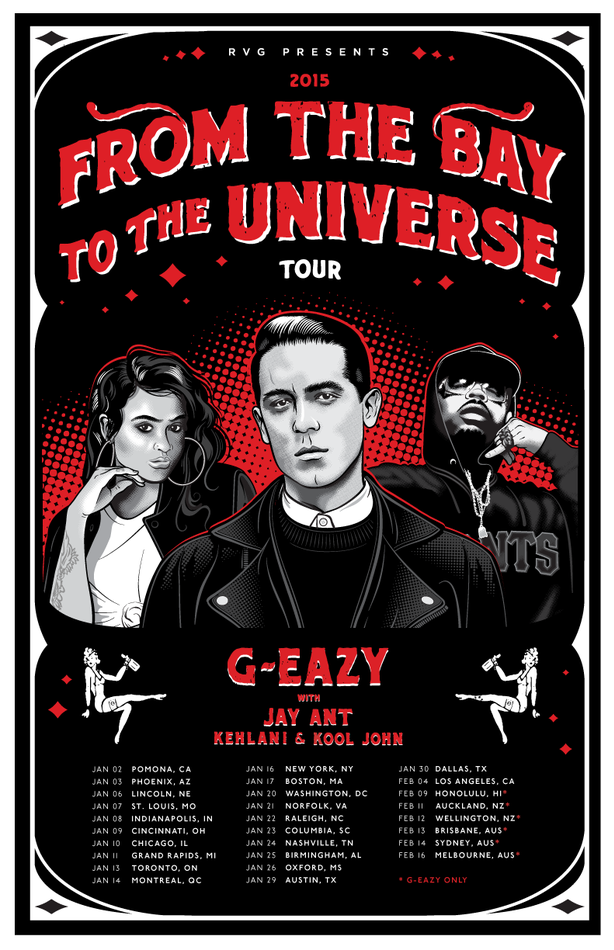 From The Bay To The Universe Tour Dates